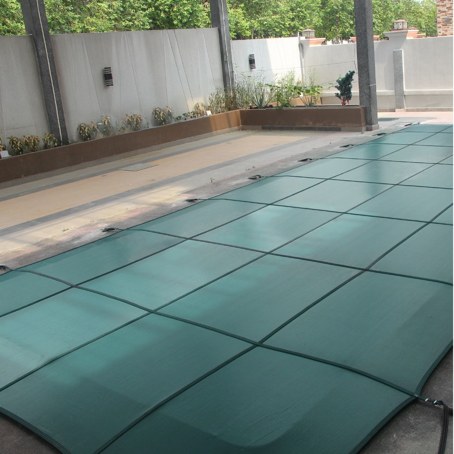 Батутное накрытие для бассейна Aquaviva Blue