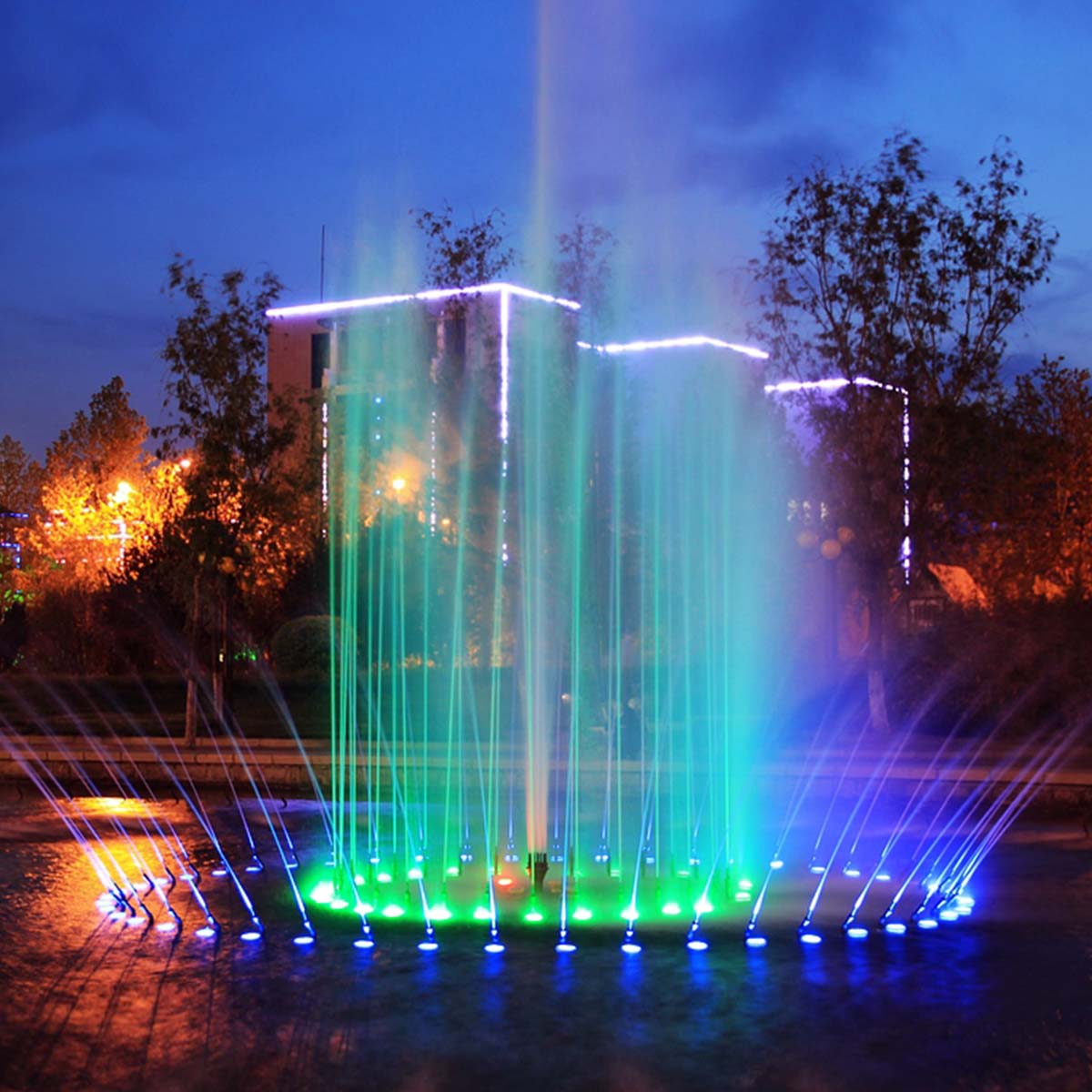 Прожектор для фонтана Aquaviva LED (3led 3W 12V AC/DC) RGB IP68
