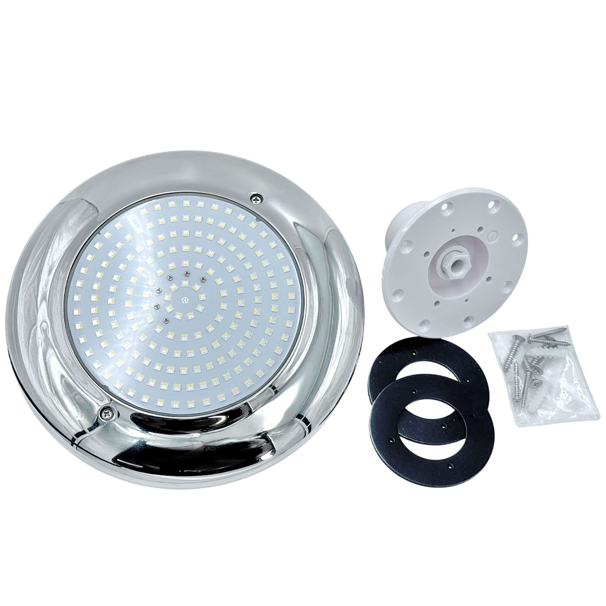 Прожектор светодиодный Aquaviva HT201S 546led 33W RGB+W (AISI-316) + закладная