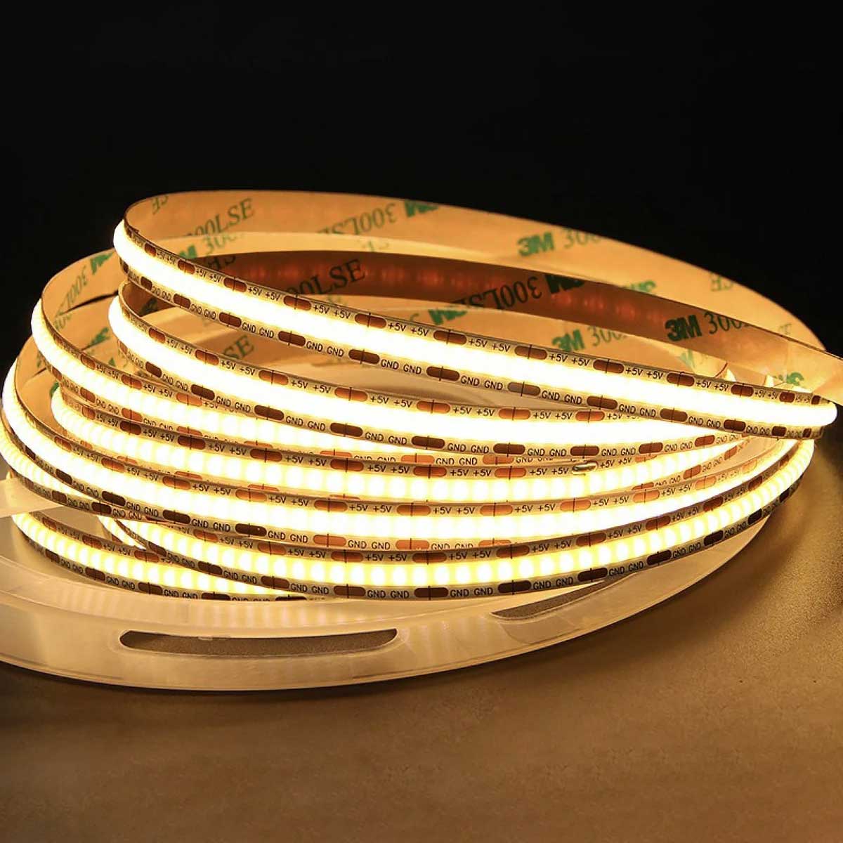 LED лента RGB c алюминиевой планкой -  3.0м x2 (белая)